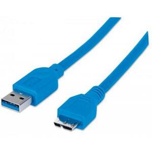Дата кабель USB 3.0 AM to Micro 5P 1.0m Manhattan (352567)