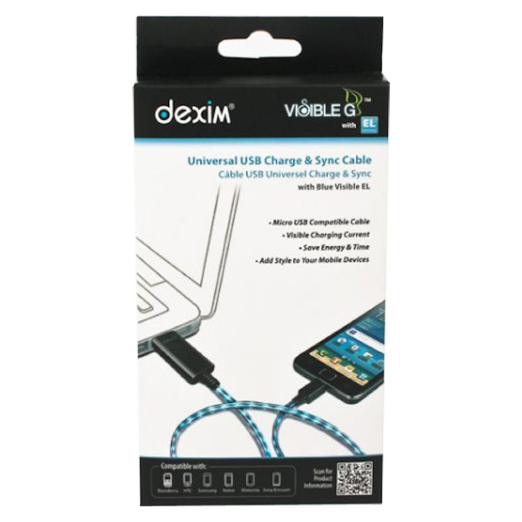 Дата кабель USB 2.0 AM to Micro 5P 0.8m Dexim (DWA 065-BL (Black))