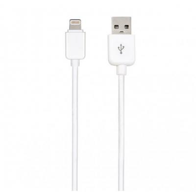 Дата кабель USB 2.0 to Lightning 1.0m Dexim (DWA 072-W (White))