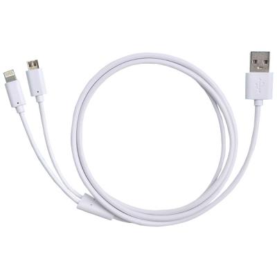 Дата кабель Henca iPhone 6/5S/5C Charge&Sync/microUSB Charge only (LC42-MI) - 1