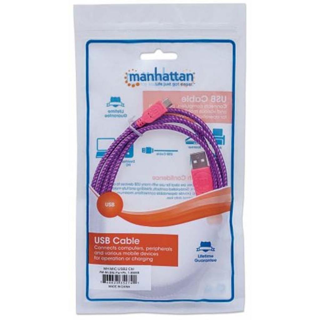 Дата кабель USB 2.0 AM to Micro 5P 1.8m Manhattan (352741) - 6 Дата кабель USB 2.0 AM to Micro 5P 1.8m Manhattan (352741) - 6