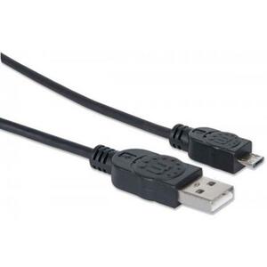 Дата кабель USB 2.0 AM to Micro 5P 1.8m Manhattan (307178)