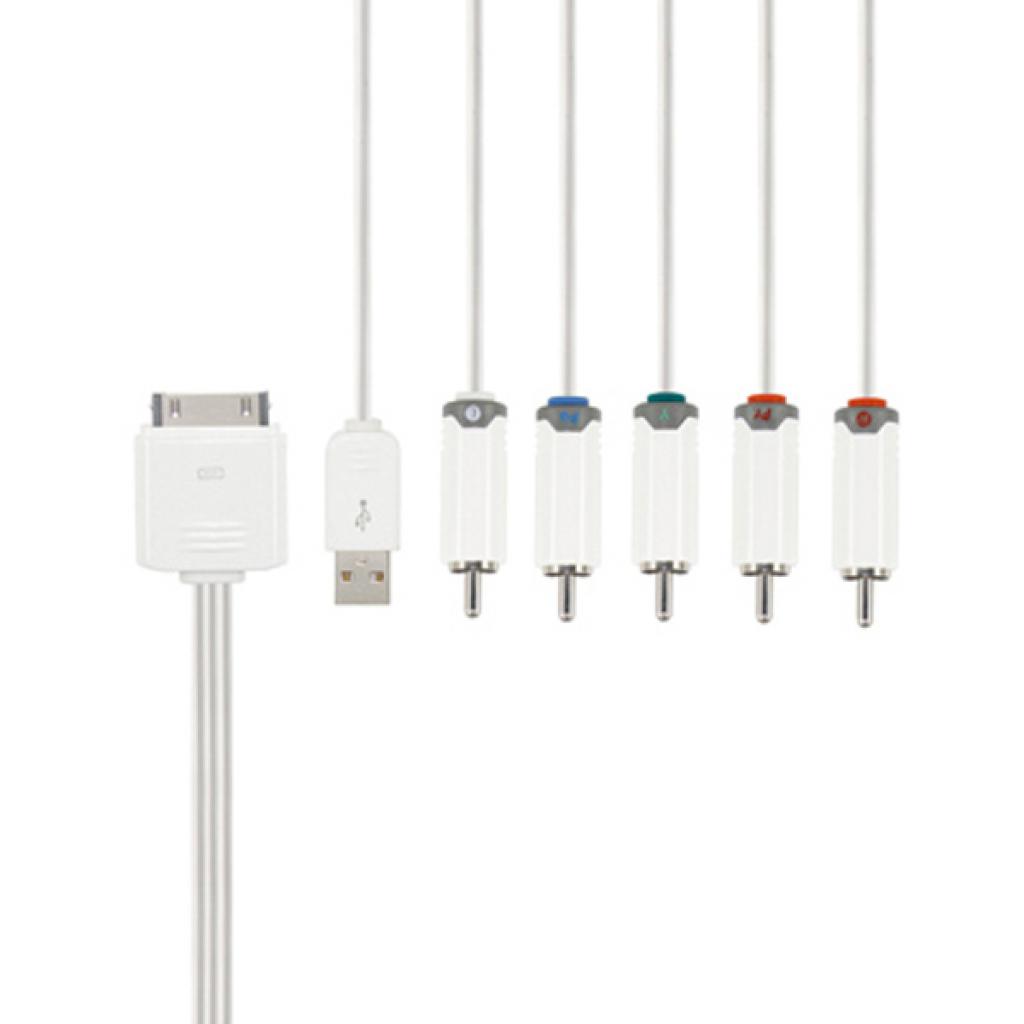 Дата кабель iDock to 5RCA + USB 2.0m Prolink (PMM229-0200)