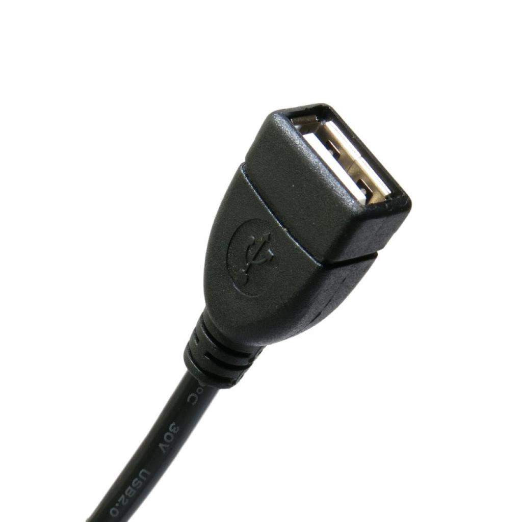 Дата кабель USB 2.0 Micro 5P to AF 0.1m Extradigital (DV00DV4051) - 1