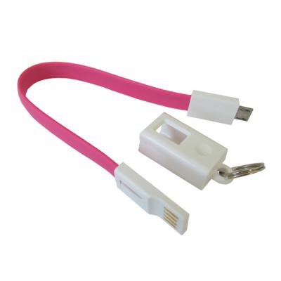 Дата кабель Lapara Кабель-брелок USB 2.0 -> Micro USB (LA-KCH-Micro-USB pink)