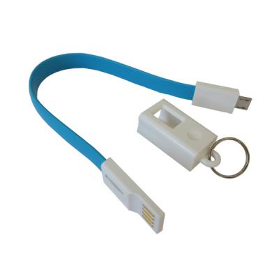 Дата кабель Lapara Кабель-брелок USB 2.0 -> Micro USB (LA-KCH-Micro-USB blue)