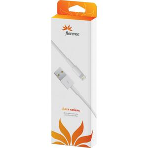 Дата кабель USB 2.0 AM to Lightning 1.0m Florence (DC10-IPH6)
