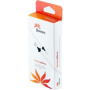 Дата кабель USB 2.0 AM to Lightning 1.0m Florence (DC10F-IPH6)