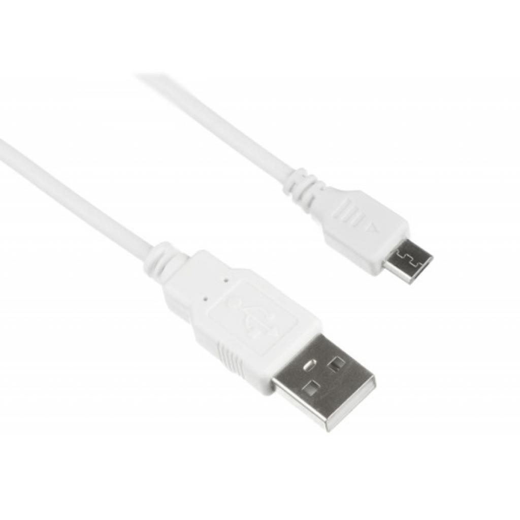 Дата кабель USB 2.0 AM to Micro 5P 1.0m KitSound (8600USBDATWHKT)