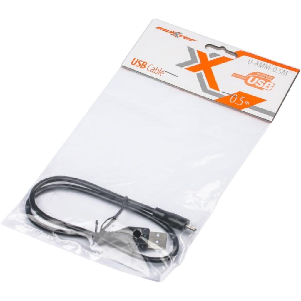 Дата кабель USB 2.0 AM to Micro 5P 0.5m Maxxter (U-AMM-0.5M) - 1 Дата кабель USB 2.0 AM to Micro 5P 0.5m Maxxter (U-AMM-0.5M) - 1