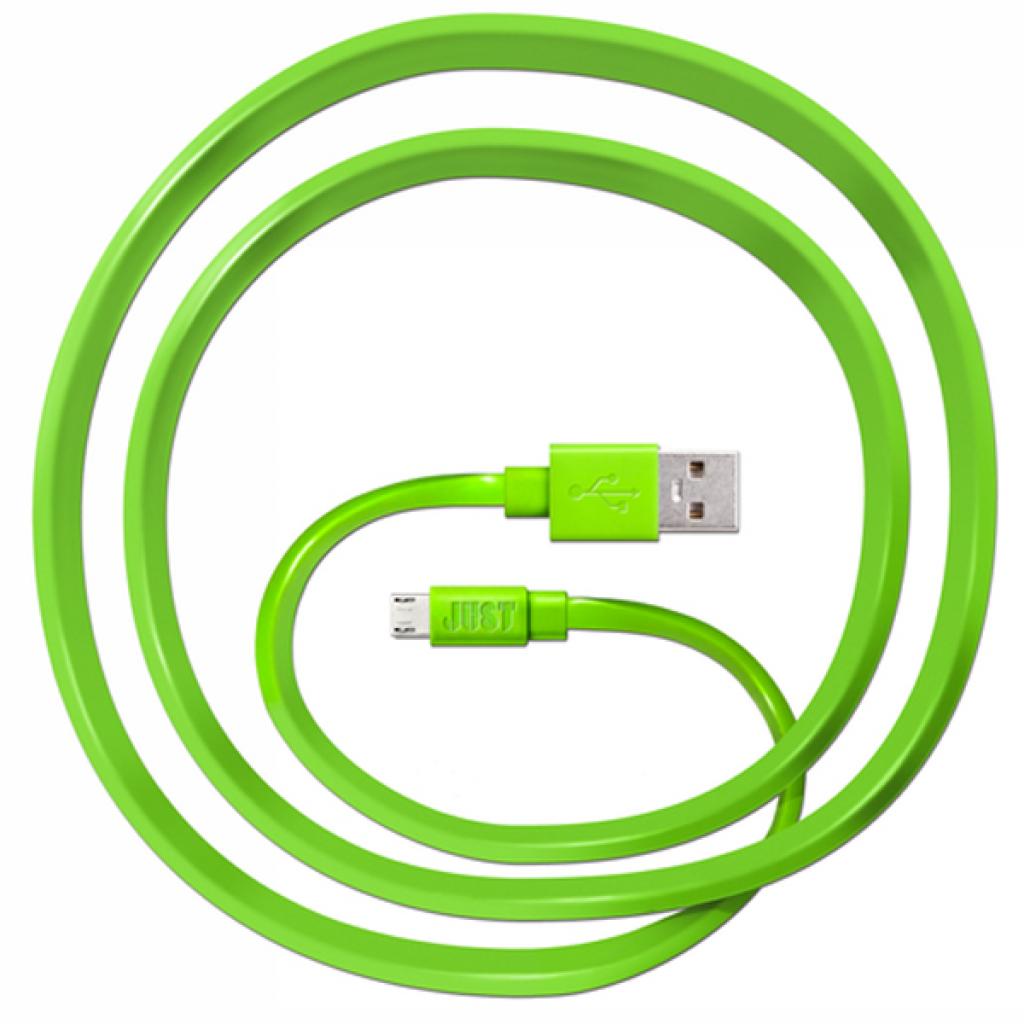 Дата кабель USB 2.0 AM to Micro 5P 1.2m Freedom Green Just (MCR-FRDM-GRN) - 1 Дата кабель USB 2.0 AM to Micro 5P 1.2m Freedom Green Just (MCR-FRDM-GRN) - 1