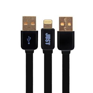 Дата кабель USB 2.0 AM to Lightning 1.2m Rainbow Black Just (LGTNG-RNBW-BLCK)