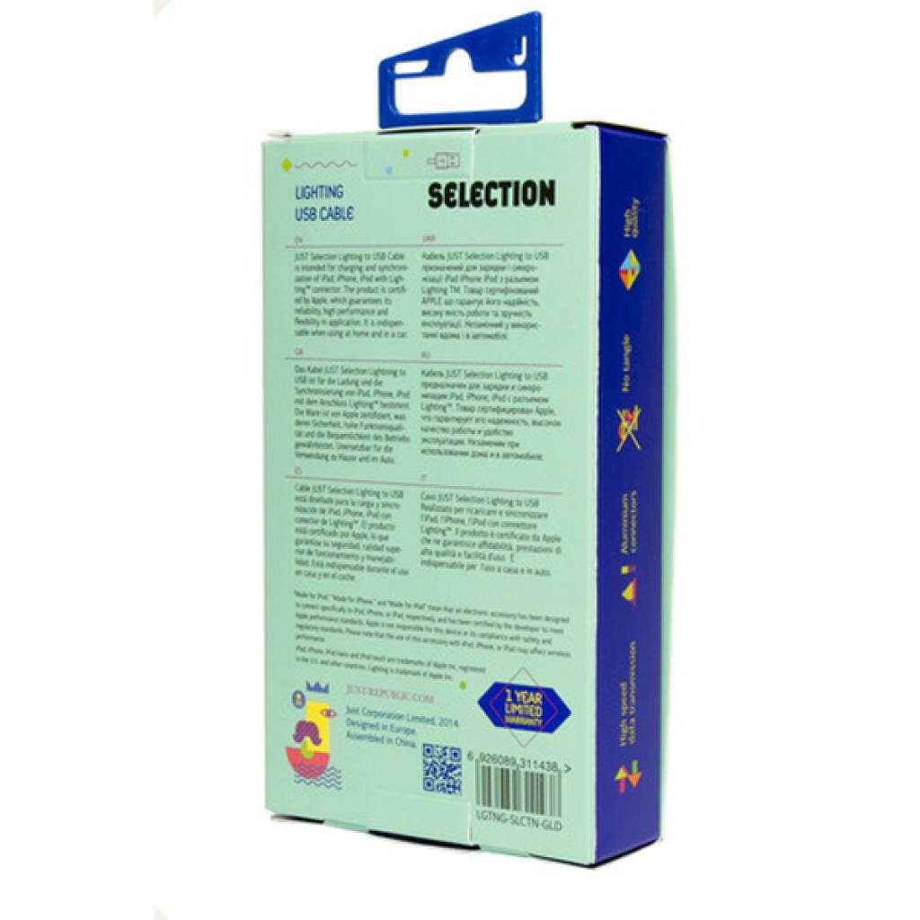 Дата кабель USB 2.0 AM to Lightning 1.2m Selection Grey Just (LGTNG-SLCN-GR) - 4 Дата кабель USB 2.0 AM to Lightning 1.2m Selection Grey Just (LGTNG-SLCN-GR) - 4