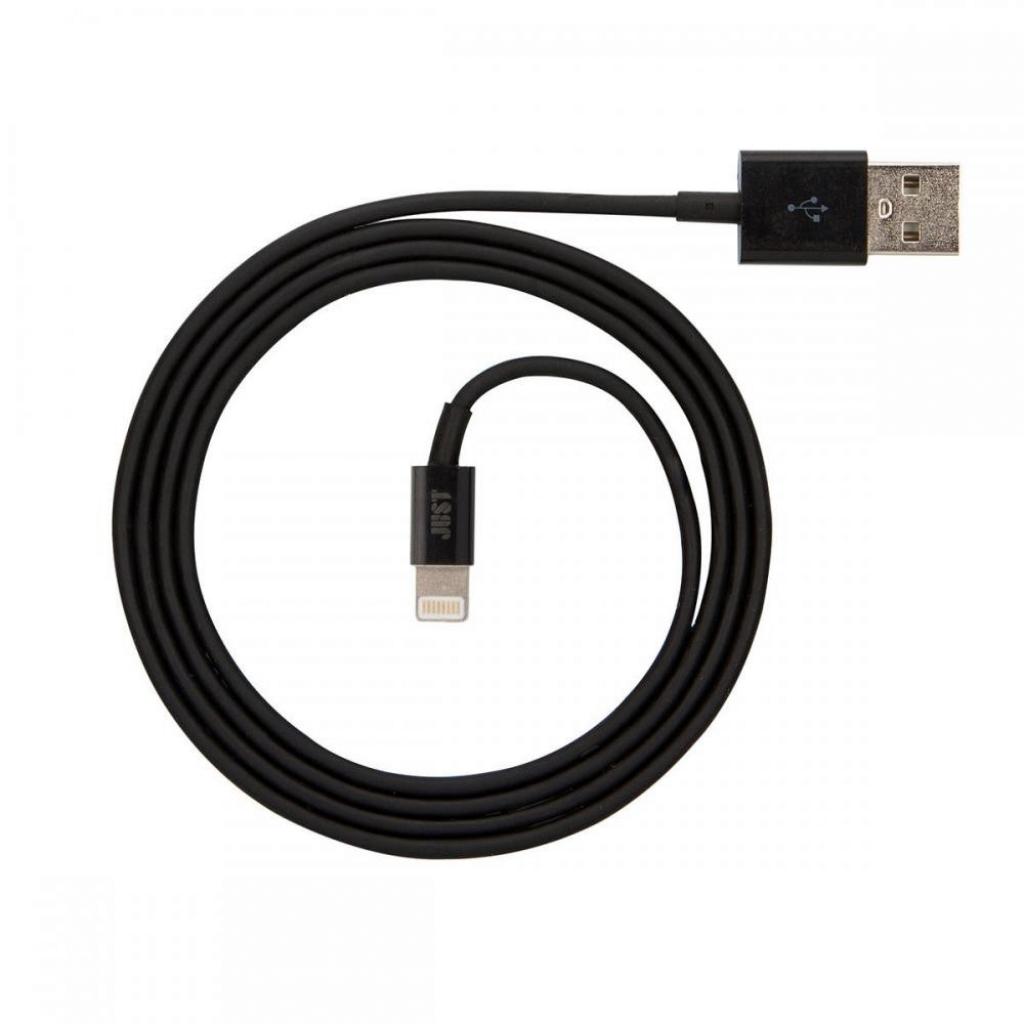 Дата кабель USB 2.0 AM to Lightning 1.0m Simple Black Just (LGTNG-SMP10-BLCK) Дата кабель USB 2.0 AM to Lightning 1.0m Simple Black Just (LGTNG-SMP10-BLCK)