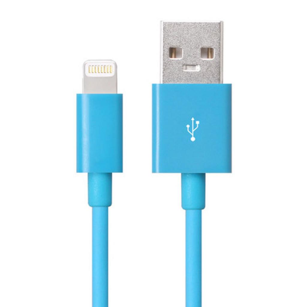 Дата кабель USB 2.0 AM to Lightning 1.0m Simple Blue Just (LGTNG-SMP10-BLUE) Дата кабель USB 2.0 AM to Lightning 1.0m Simple Blue Just (LGTNG-SMP10-BLUE)