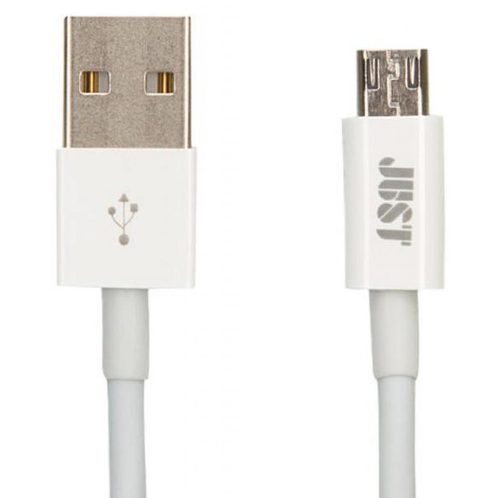 Дата кабель USB 2.0 AM to Micro 5P 1.0m Simple White Just (MCR-SMP10-WHT) Дата кабель USB 2.0 AM to Micro 5P 1.0m Simple White Just (MCR-SMP10-WHT)