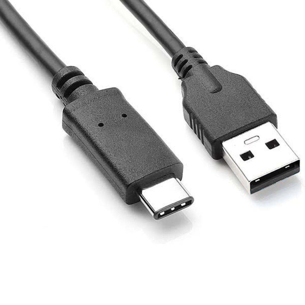 Дата кабель USB 2.0 AM – Type C 1,0м Black (OEM) Drobak (218764)