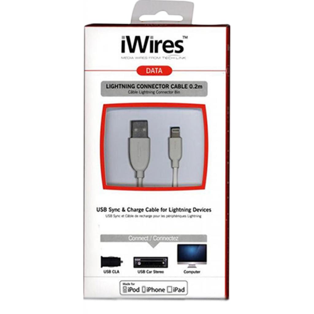 Дата кабель USB 2.0 AM to Lightning 1.0m Techlink (528732) - 1