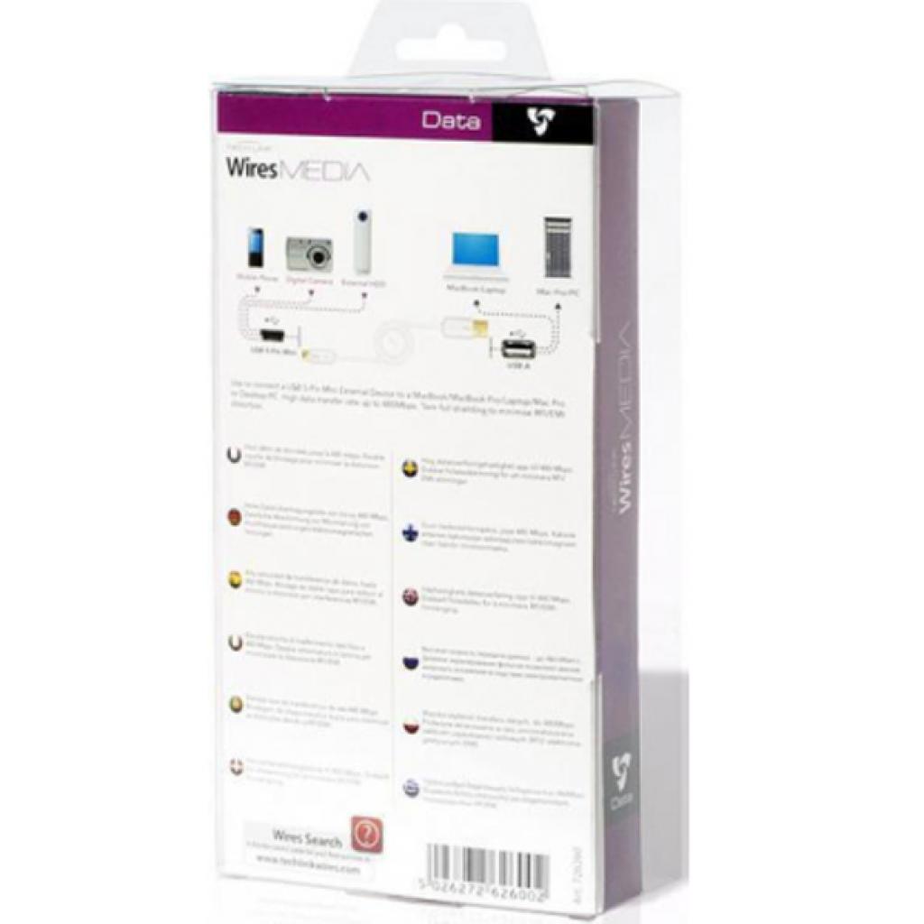 Дата кабель USB 2.0 AM to Mini 5P 1.0m Techlink (726260) - 2