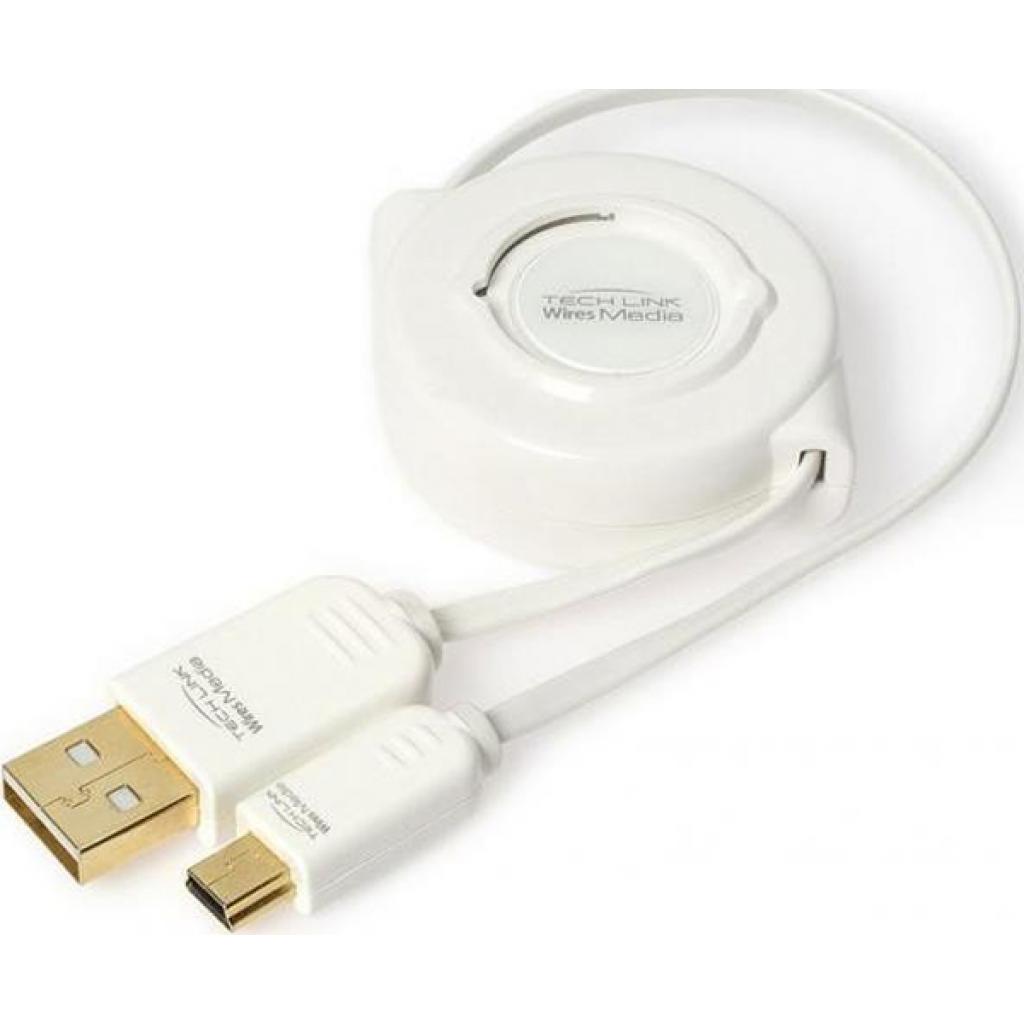 Дата кабель USB 2.0 AM to Mini 5P 1.0m Techlink (726260)