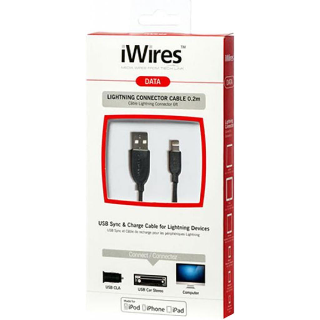 Дата кабель USB 2.0 AM to Lightning 0.2m Techlink (528760) - 1 Дата кабель USB 2.0 AM to Lightning 0.2m Techlink (528760) - 1
