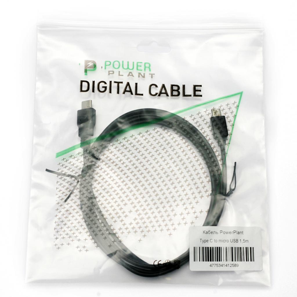 Дата кабель USB 3.0 Type C – micro USB 1.5м PowerPlant (KD00AS1258) - 1 Дата кабель USB 3.0 Type C – micro USB 1.5м PowerPlant (KD00AS1258) - 1