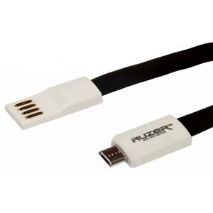 Дата кабель USB 2.0 – Micro USB 1.0м Black Auzer (AC-M1BK)