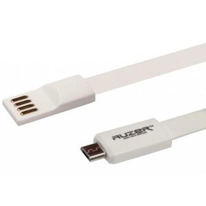 Дата кабель USB 2.0 – Micro USB 1.0м White Auzer (AC-M1WH)