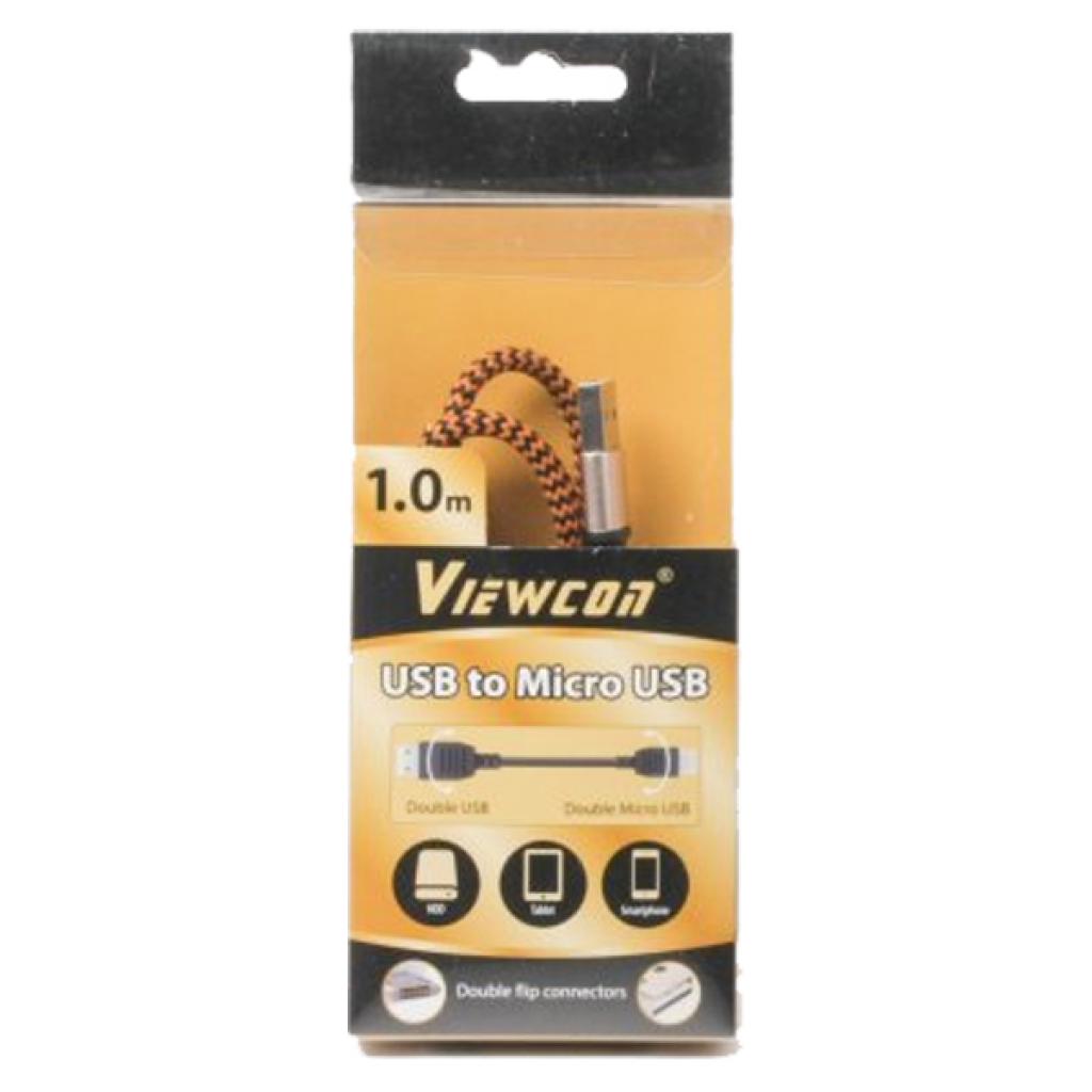 Дата кабель USB 2.0 AM to Micro 5P Viewcon (VC-USB2-D-001) - 1