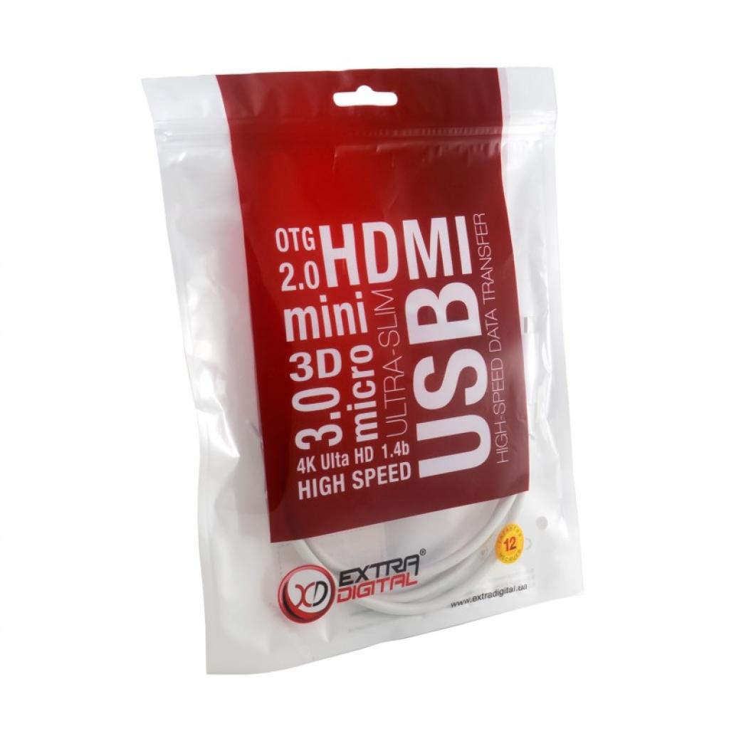 Дата кабель USB 3.1 Type-C to Type-C 1.0m Extradigital (KBU1674) - 4