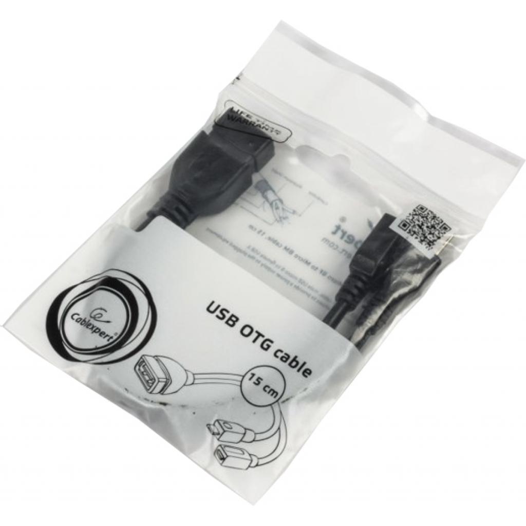 Дата кабель OTG USB 2.0 AF to Micro 5P M+F 0.15m Cablexpert (A-OTG-AFBM-04) - 1 Дата кабель OTG USB 2.0 AF to Micro 5P M+F 0.15m Cablexpert (A-OTG-AFBM-04) - 1