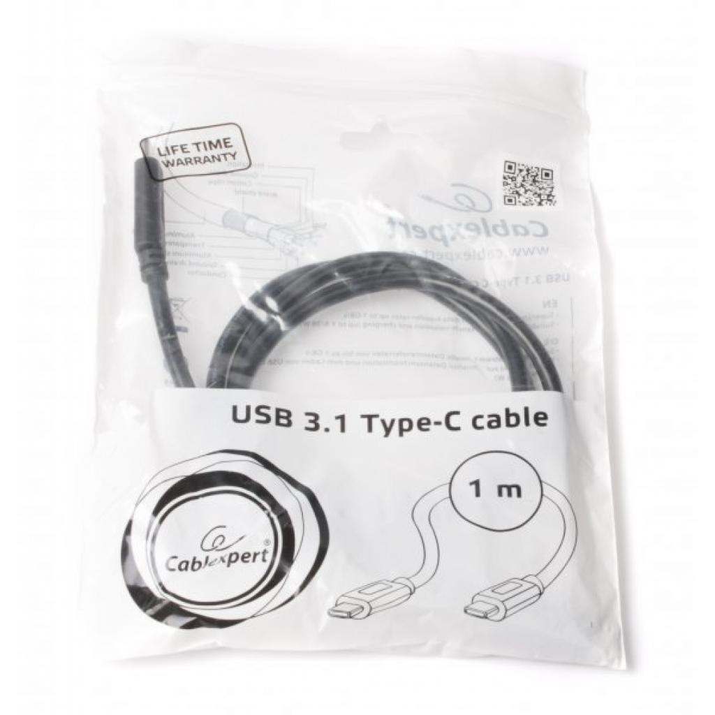 Дата кабель USB 3.1 Type-C to Type-C 1.0m Cablexpert (CCP-USB3.1-CMCM-1M) - 1 Дата кабель USB 3.1 Type-C to Type-C 1.0m Cablexpert (CCP-USB3.1-CMCM-1M) - 1
