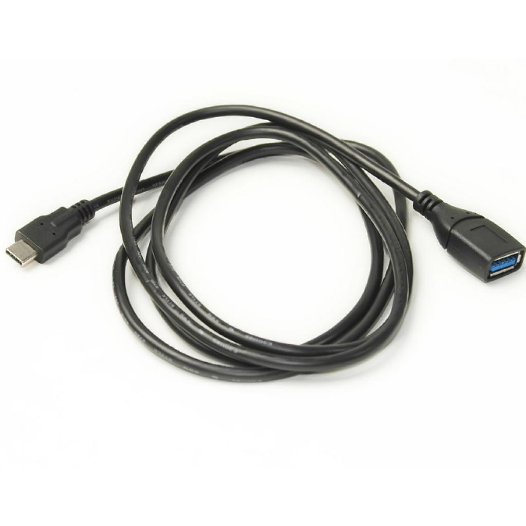Дата кабель USB 3.0 Type-C to AF 1.5m PowerPlant (KD00AS1276)