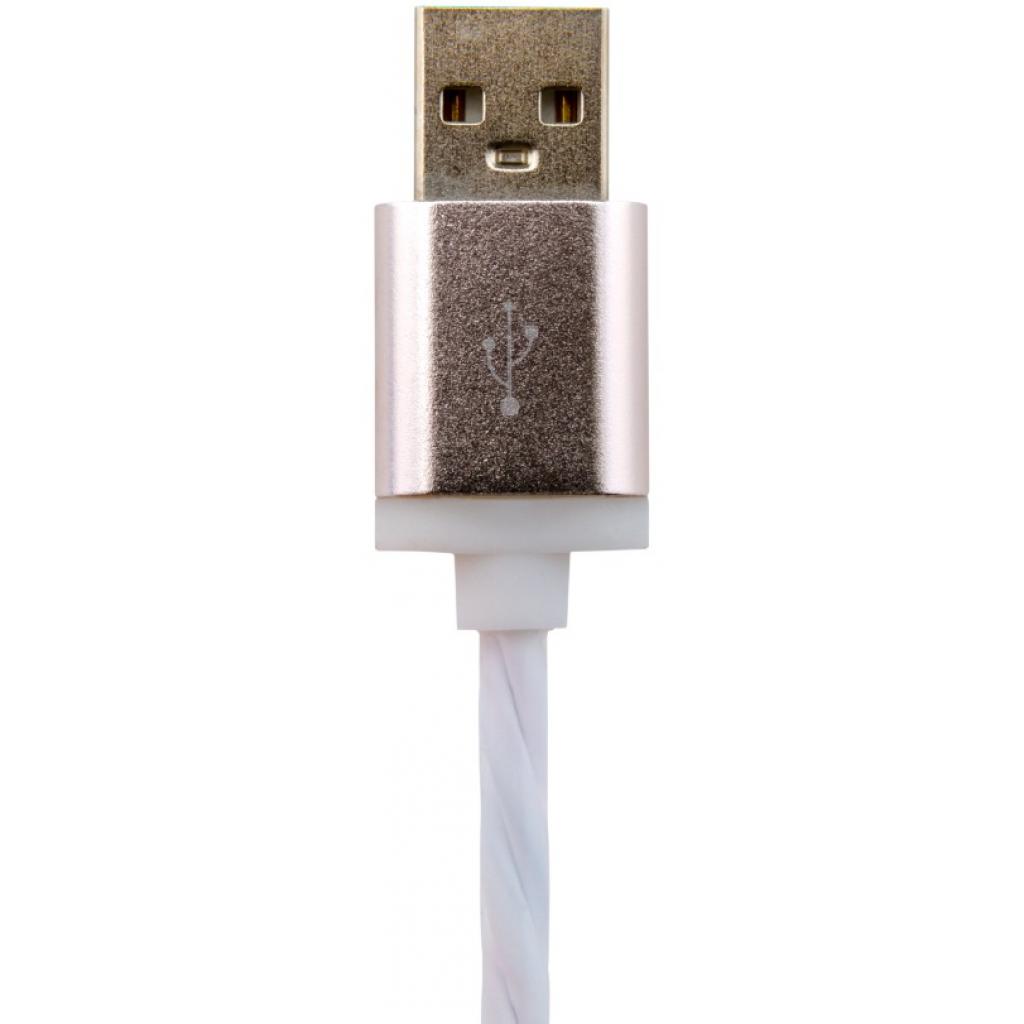 Дата кабель USB 2.0 AM to Lightning 1.0m W (силикон) белый LogicPower (5145) - 1