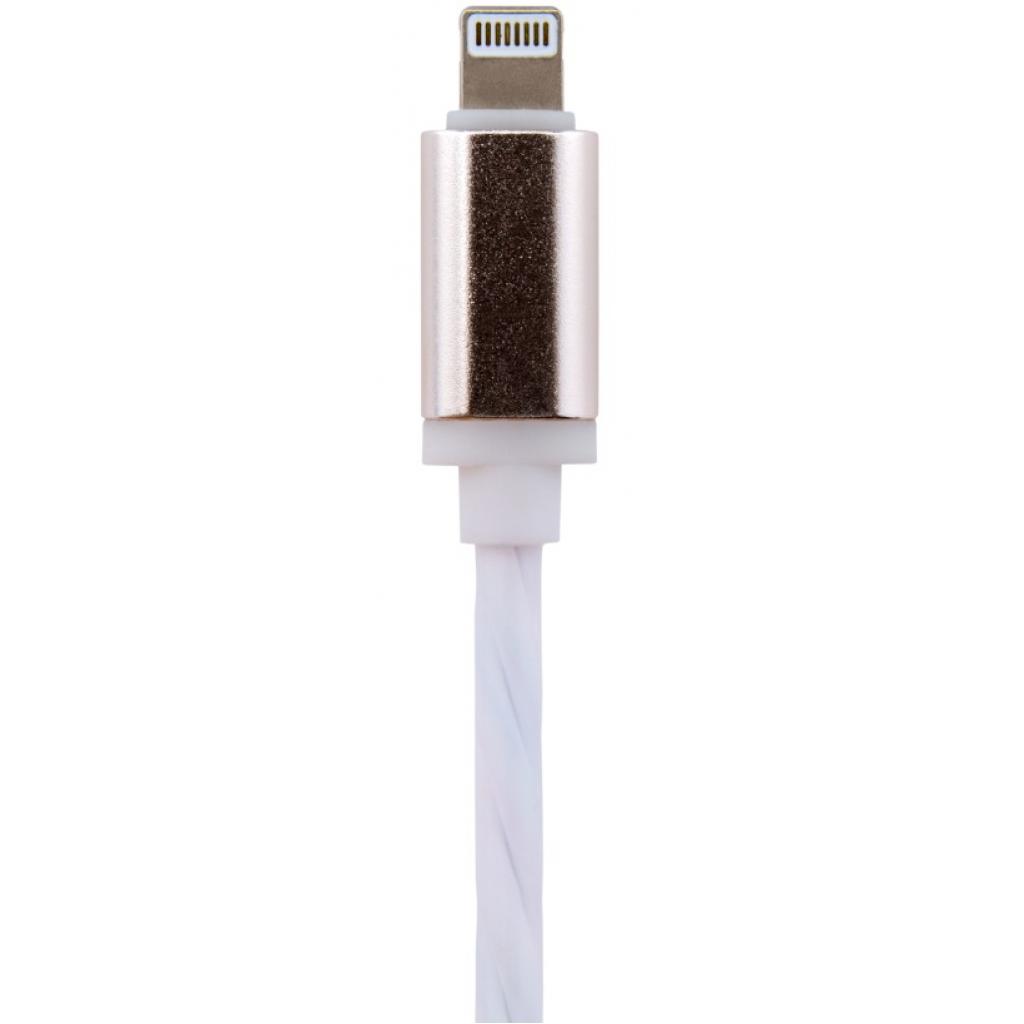 Дата кабель USB 2.0 AM to Lightning 1.0m W (силикон) белый LogicPower (5145)