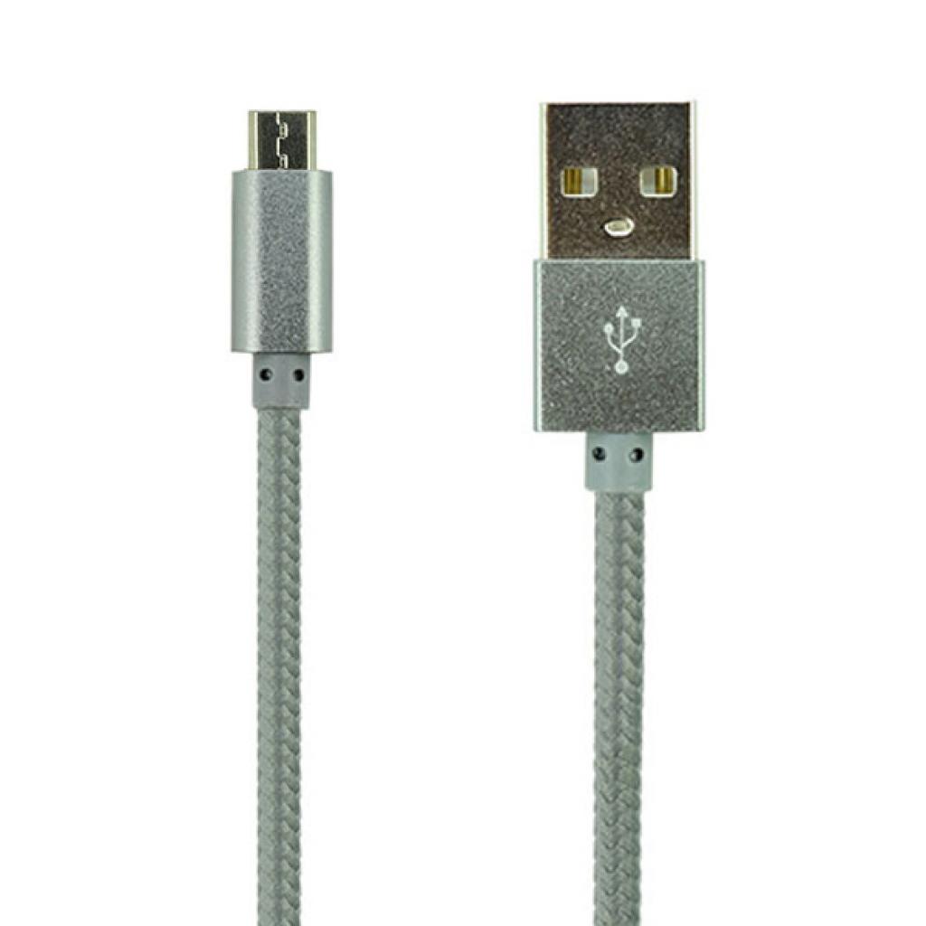 Дата кабель USB 2.0 AM to Micro 5P 1.0m LS08 Grey LDNIO (48257) Дата кабель USB 2.0 AM to Micro 5P 1.0m LS08 Grey LDNIO (48257)