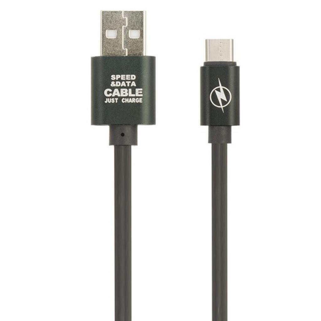 Дата кабель USB 2.0 AM to Type-C Black Mobiking (50732)