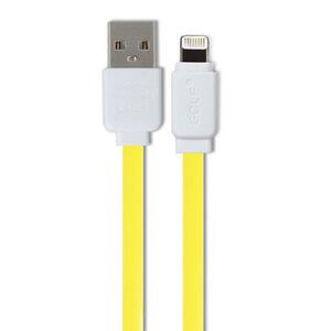 Дата кабель USB 2.0 AM to Lightning 1.0m Flat Yellow Golf (46464)