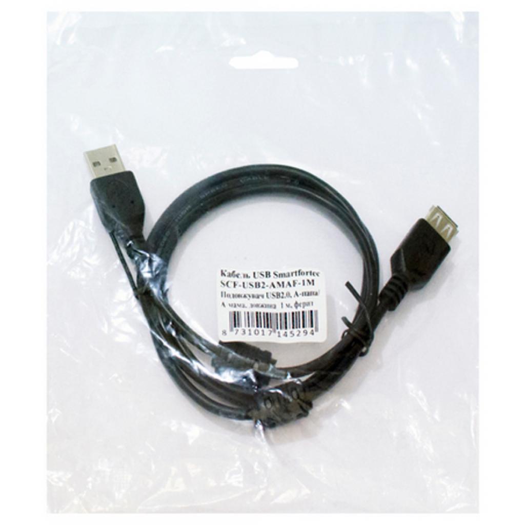 Дата кабель USB 2.0 AM/AF 1.0m Smartfortec (SCF- USB2-AMAF-1M) - 1