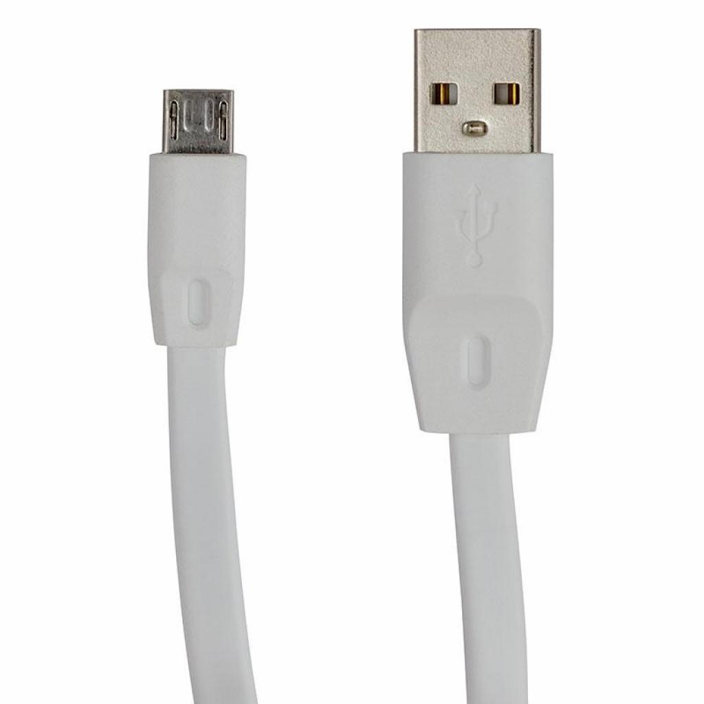 Дата кабель USB 2.0 AM to Micro 5P 1.0m DC-MU-102TF white Greenwave (R0014170)