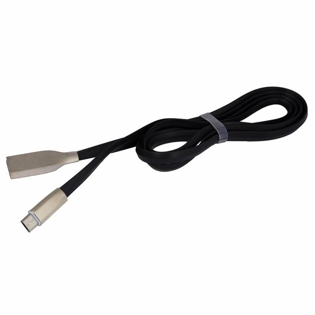 Дата кабель USB 2.0 AM to Micro 5P 1.0m DC-MU-102ZR black Greenwave (R0014171) - 1