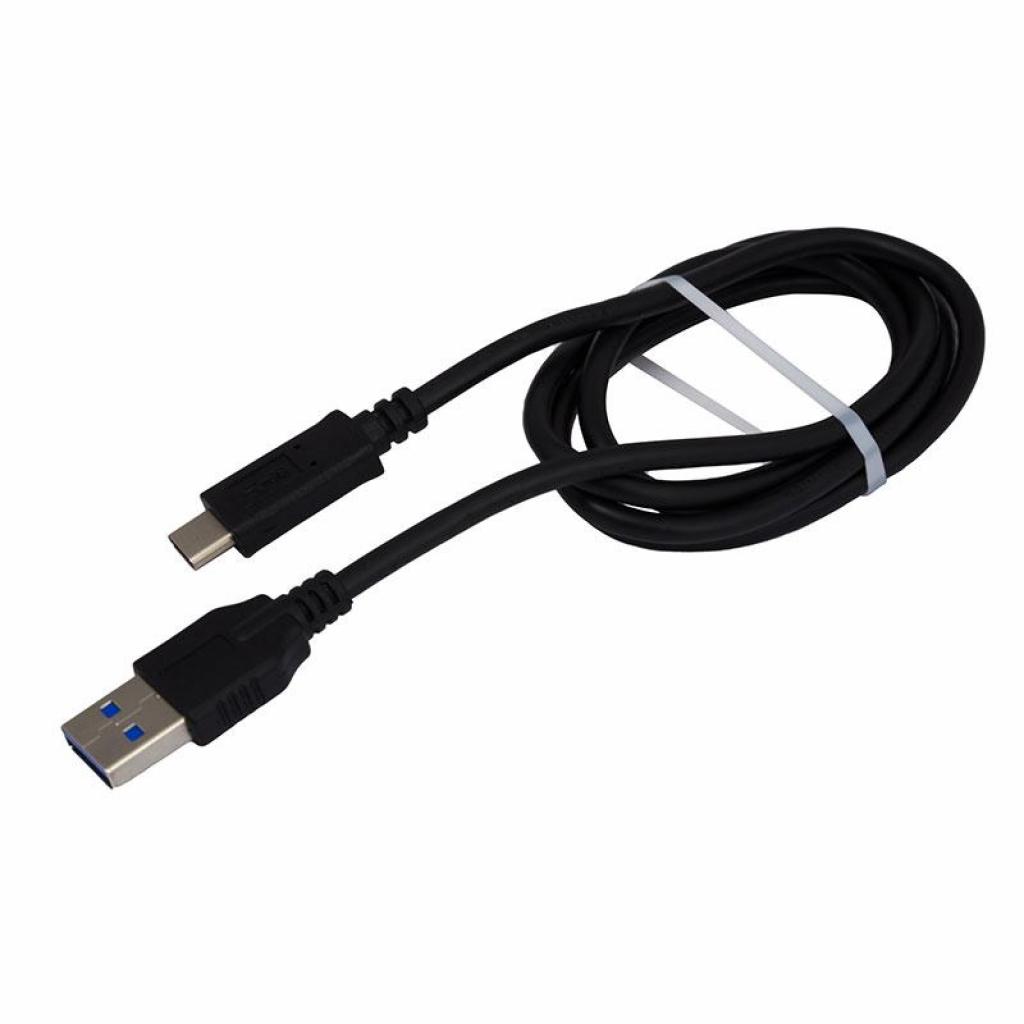 Дата кабель USB 3.0 AM to Type-C 1.0m DC-TC-103TR black Greenwave (R0014175) - 1