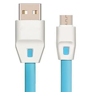 Дата кабель USB 2.0 - Micro USB 2А (DR-1624) плоский (Blue) 1,0м Drobak (219090)