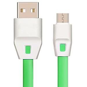 Дата кабель USB 2.0 - Micro USB 2А (DR-1624) плоский (Green) 1,0м Drobak (219091)