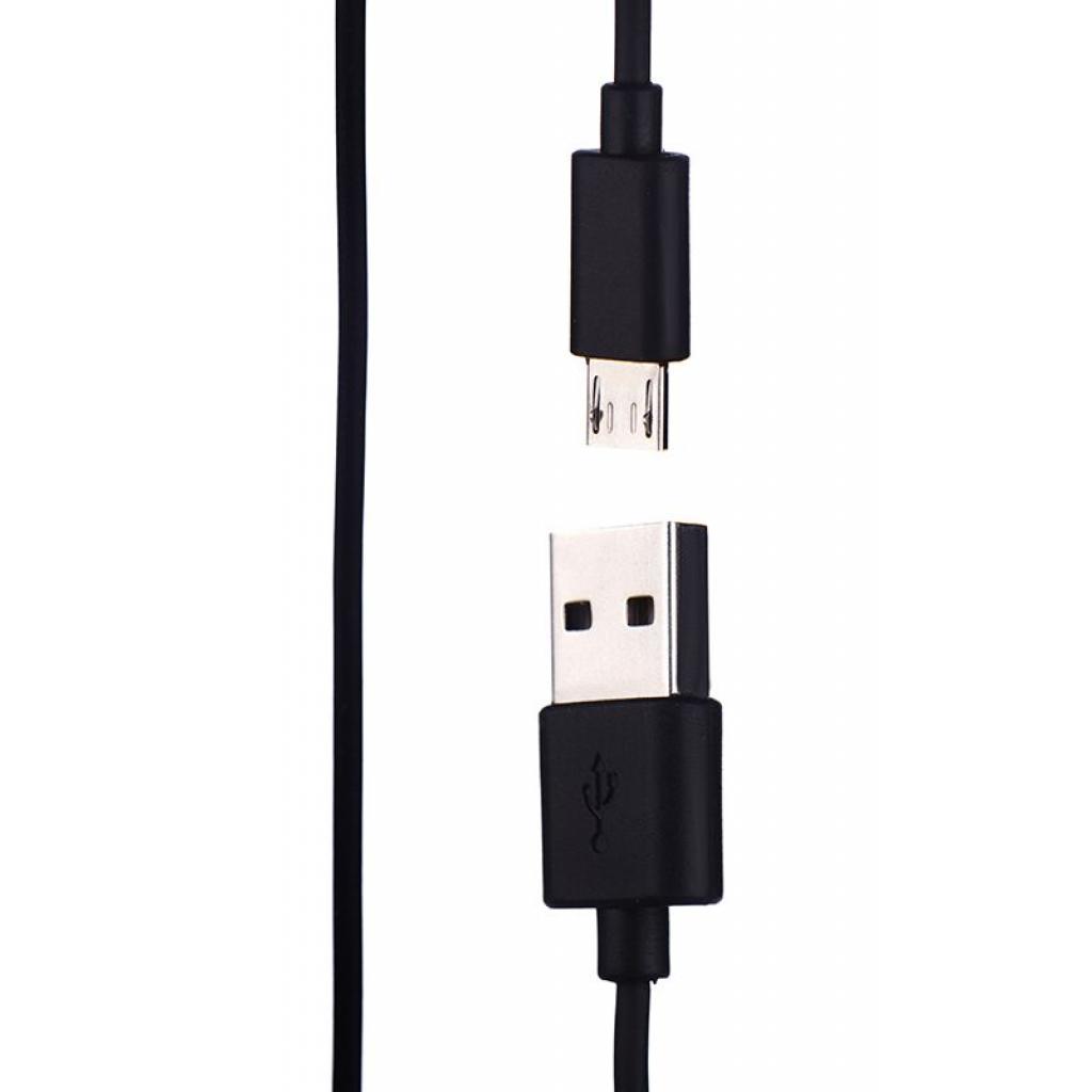Дата кабель USB 2.0 - Micro USB Data/Charge Power (Black) 1,0м Drobak (218759) - 1