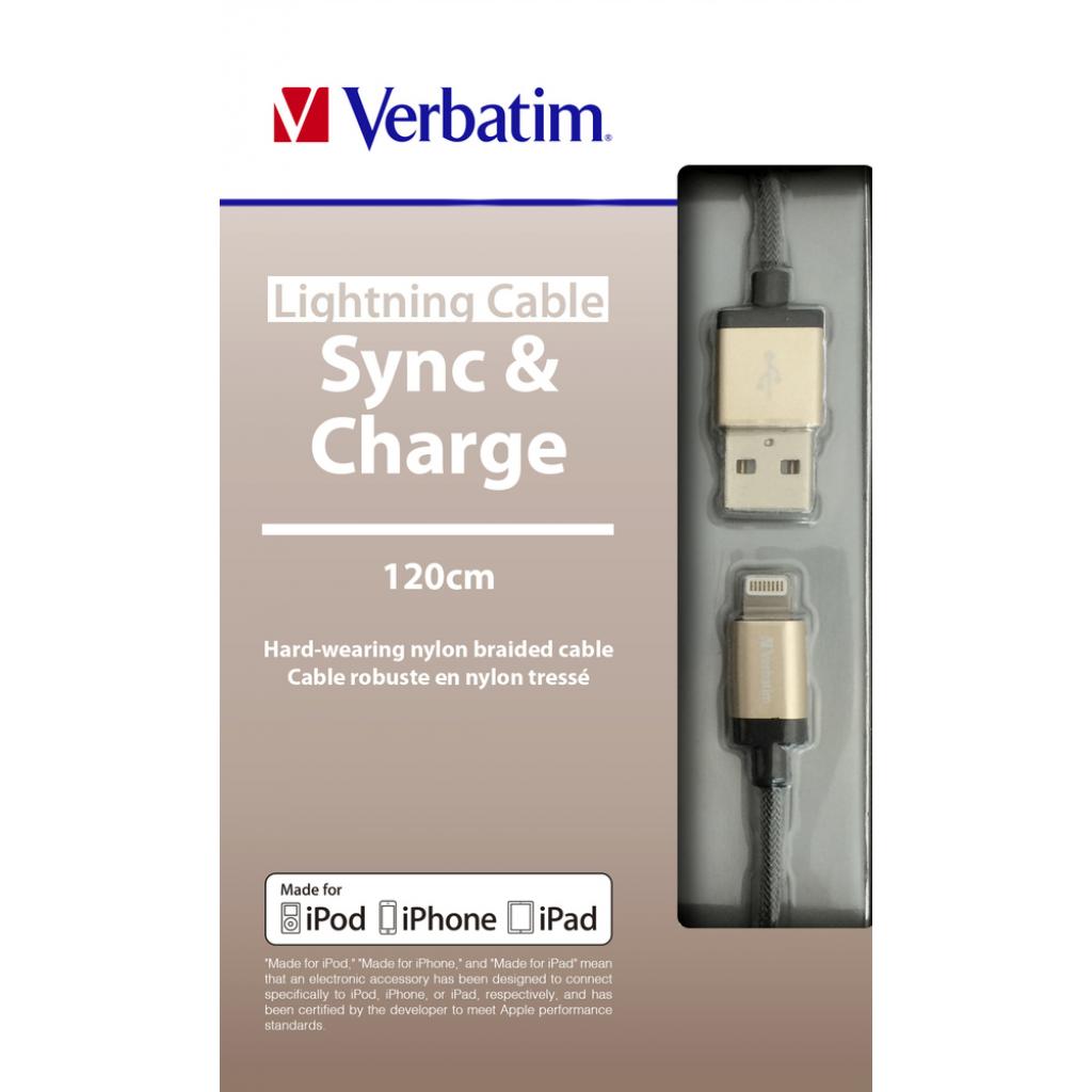 Дата кабель USB 2.0 AM to Lightning 1.2m Verbatim (48850) - 3