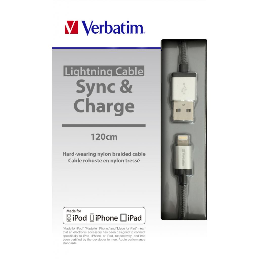 Дата кабель USB 2.0 AM to Lightning 1.2m Verbatim (48851) - 3 Дата кабель USB 2.0 AM to Lightning 1.2m Verbatim (48851) - 3
