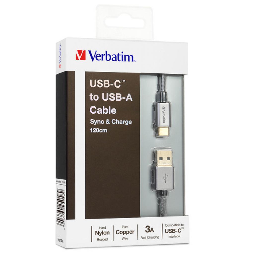 Дата кабель USB 2.0 AM to Type-C 1.2m Verbatim (65058) - 2