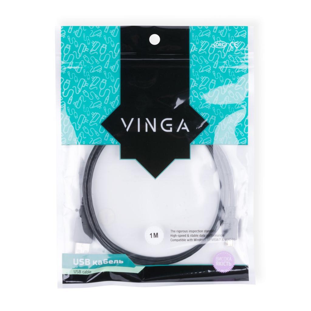 Дата кабель USB 2.0 AM to Micro 5P 1.0m Vinga (USBAMmicro01-1.0) - 2 Дата кабель USB 2.0 AM to Micro 5P 1.0m Vinga (USBAMmicro01-1.0) - 2