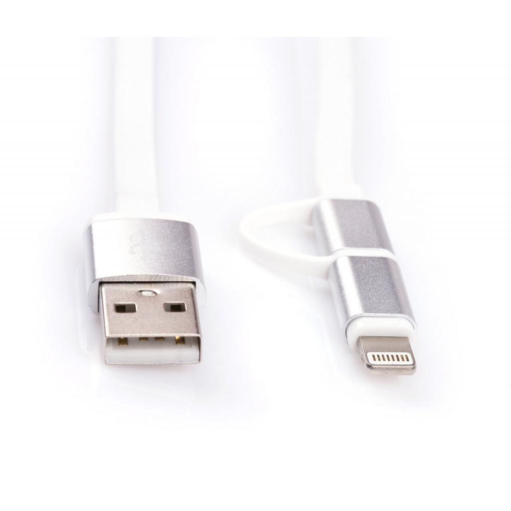Дата кабель USB 2.0 AM to Micro 5P&Lightning 1.0m Vinga (USBAMMICRO&Lightning-1.0) - 3 Дата кабель USB 2.0 AM to Micro 5P&Lightning 1.0m Vinga (USBAMMICRO&Lightning-1.0) - 3